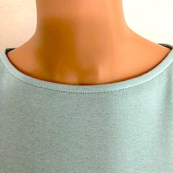 J.Jill Robin's Egg Blue Tunic with Side Drawstring - Picture 6 of 9